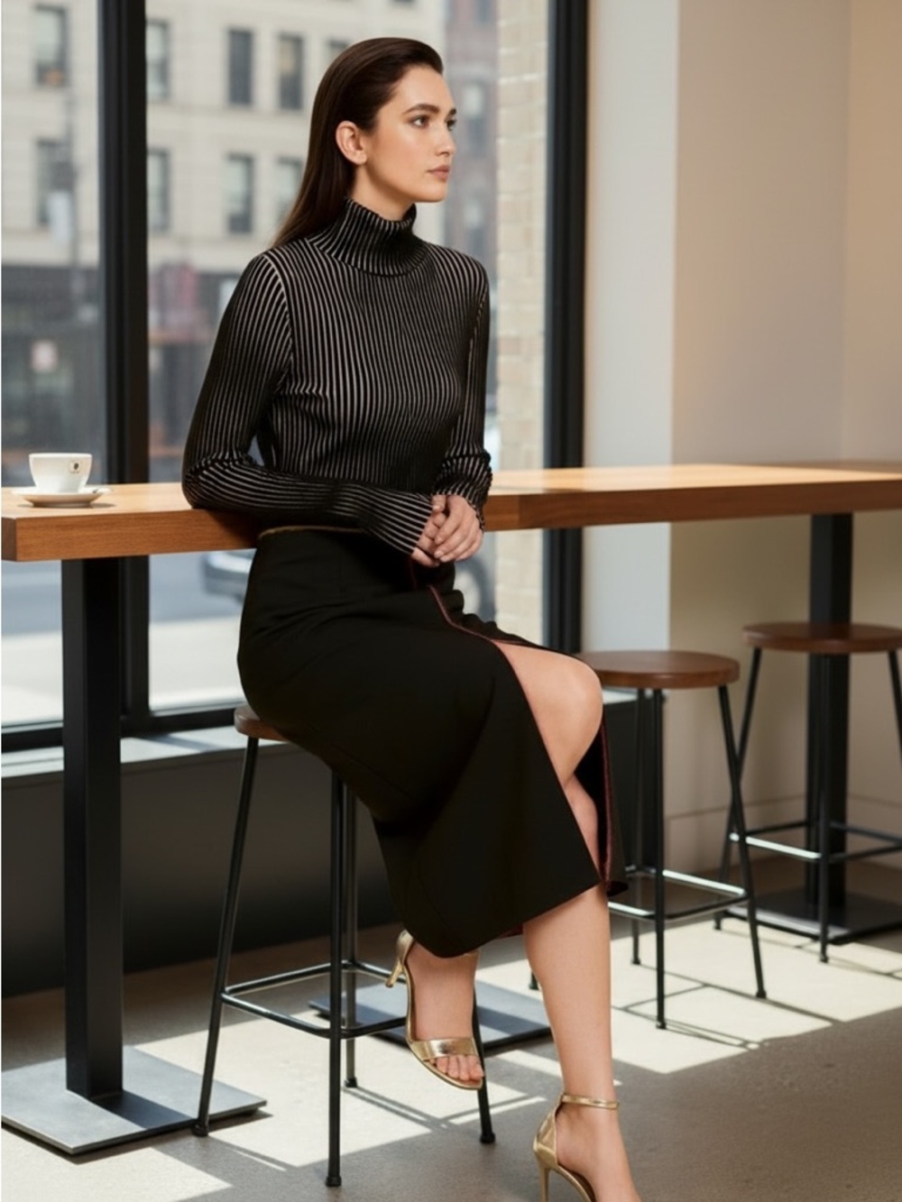 Marina Rinaldi Turtleneck Sweater Sz L